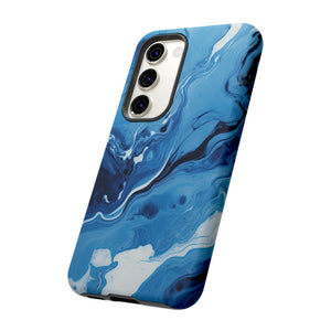 Blue Ocean Wave Marble - Tough Guard Samsung Galaxy Case