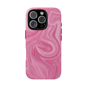 Pink Blush Marble - Tough Guard Apple iPhone Case