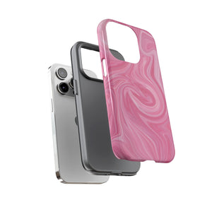 Pink Blush Marble - Tough Guard Apple iPhone Case