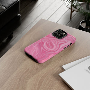 Pink Blush Marble - Tough Guard Apple iPhone Case