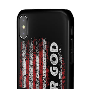 One Nation Under God American Flag - Snap Case Apple iPhone Case