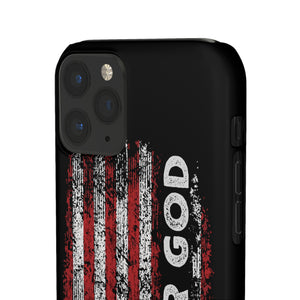 One Nation Under God American Flag - Snap Case Apple iPhone Case