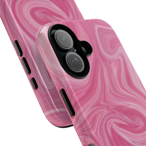 Pink Blush Marble - Tough Guard Apple iPhone Case