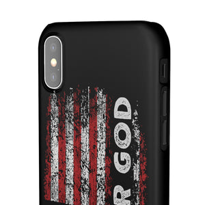 One Nation Under God American Flag - Snap Case Apple iPhone Case