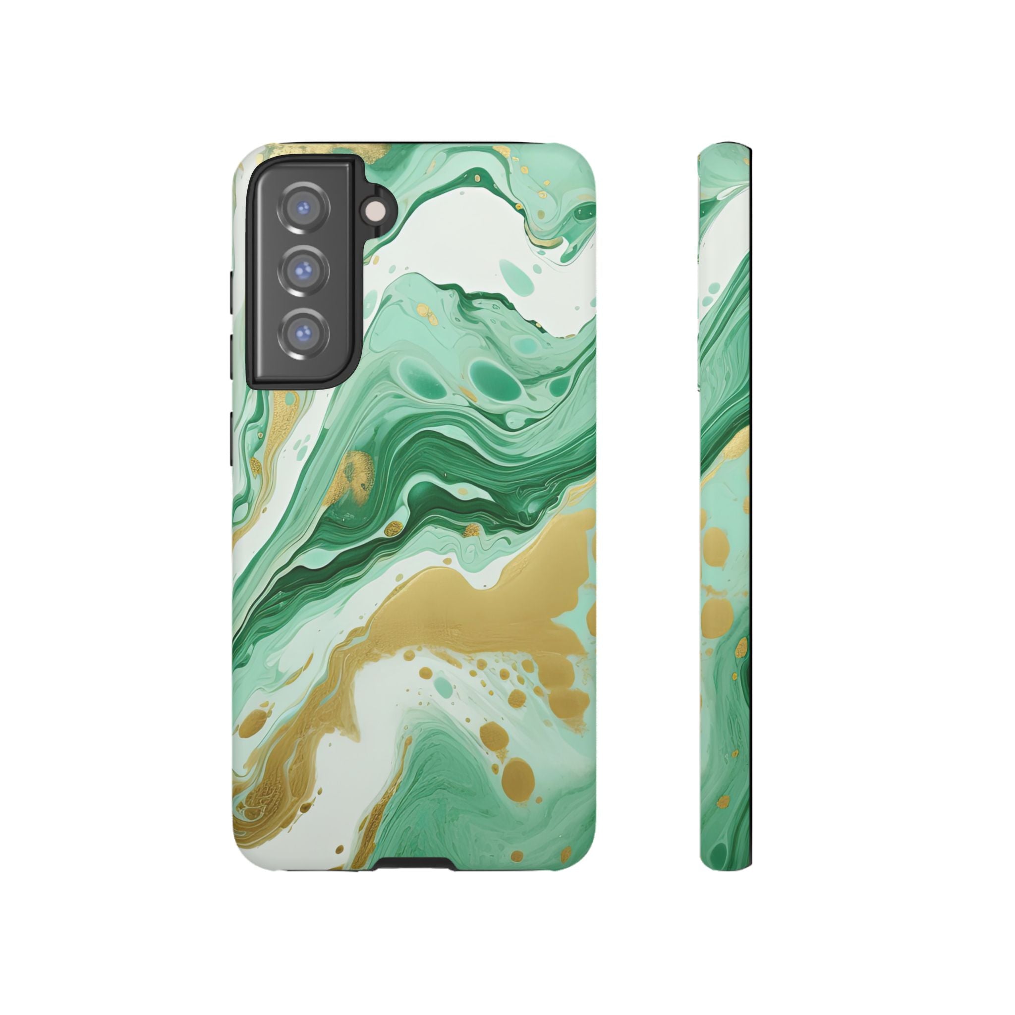 Emerald Gold Marble - Tough Guard Samsung Galaxy Case