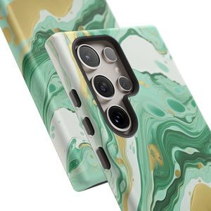 Emerald Gold Marble - Tough Guard Samsung Galaxy Case