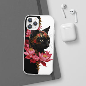 Yin & Yang Mystic Cat - Flexi Case Apple iPhone Case