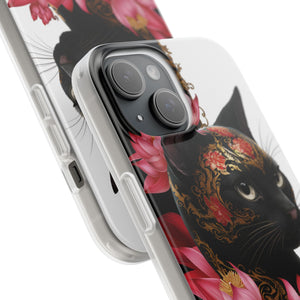 Yin & Yang Mystic Cat - Flexi Case Apple iPhone Case