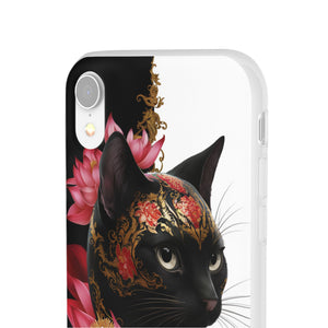 Yin & Yang Mystic Cat - Flexi Case Apple iPhone Case