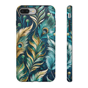 Peacock Feathers - Tough Guard Apple iPhone Case