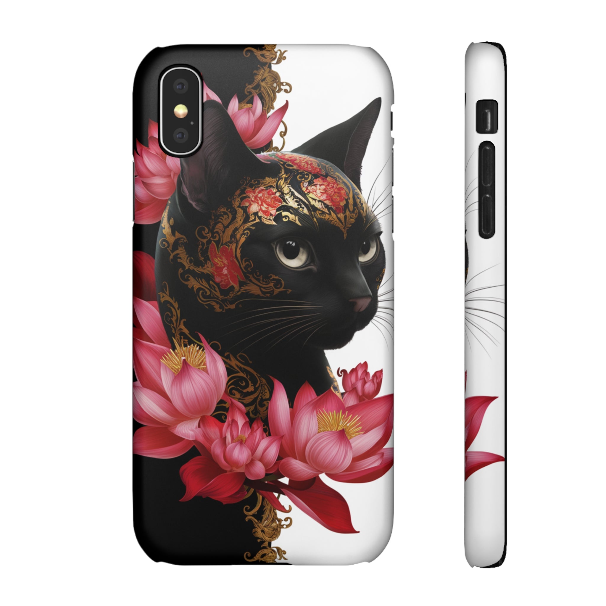 Yin & Yang Mystic Cat - Snap Case Apple iPhone Case