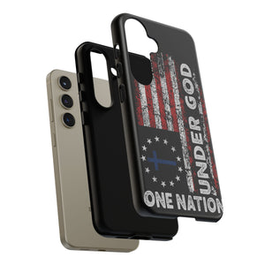One Nation Under God American Flag - Tough Guard Samsung Galaxy Case