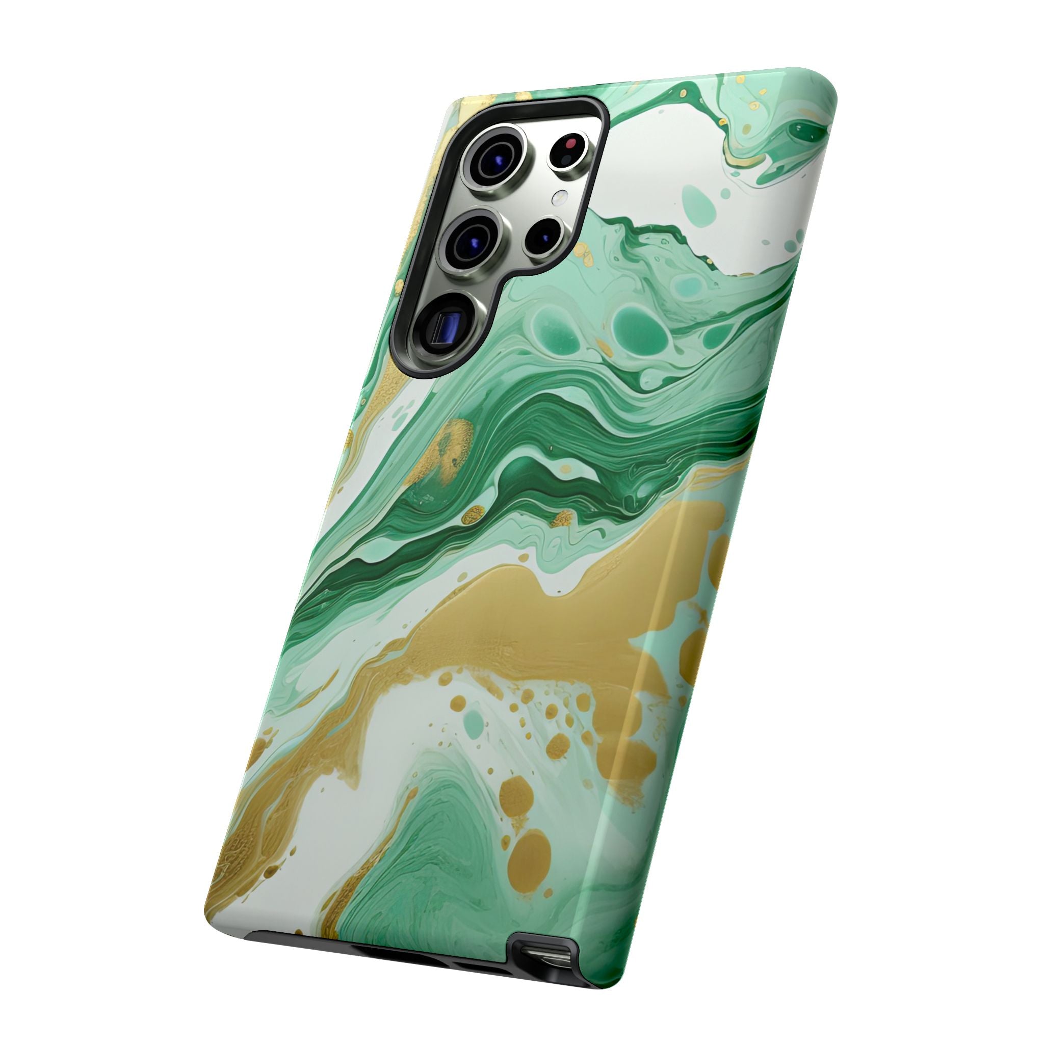 Emerald Gold Marble - Tough Guard Samsung Galaxy Case