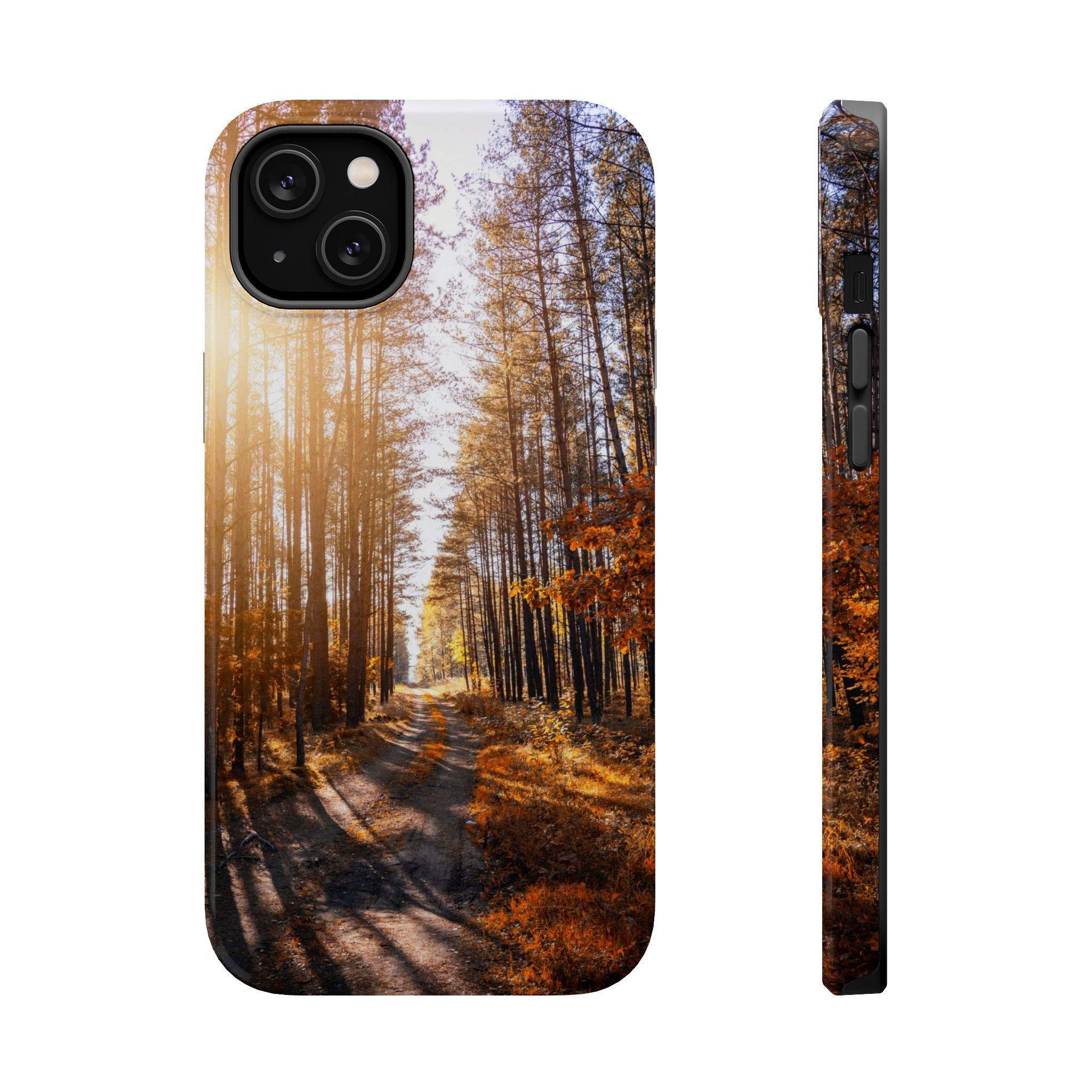 Autumn Forest Way - Magnetic Armor Tough Case Apple iPhone