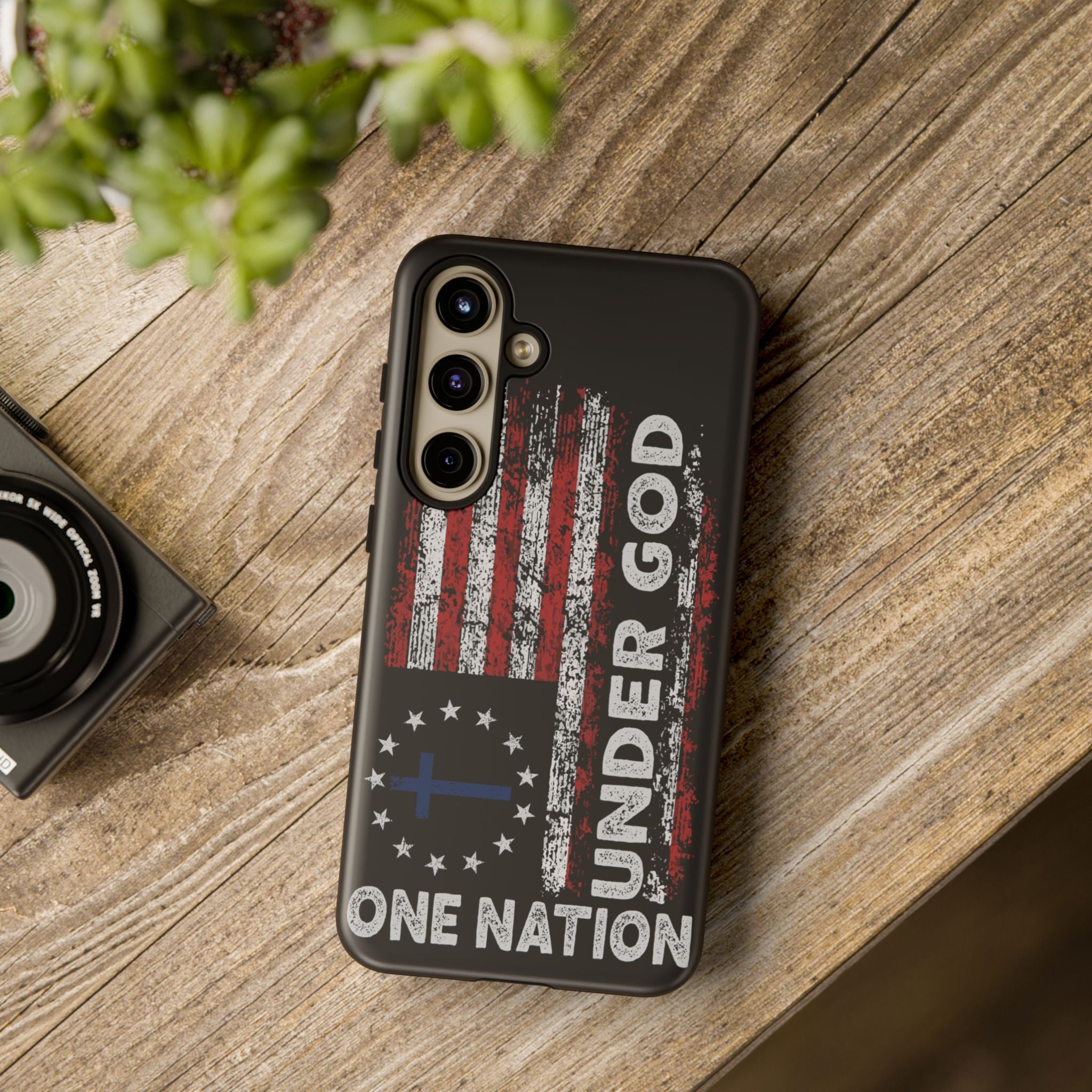 One Nation Under God American Flag - Tough Guard Samsung Galaxy Case