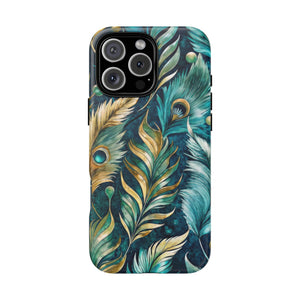 Peacock Feathers - Tough Guard Apple iPhone Case