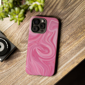 Pink Blush Marble - Tough Guard Apple iPhone Case