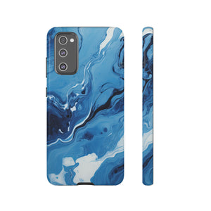 Blue Ocean Wave Marble - Tough Guard Samsung Galaxy Case