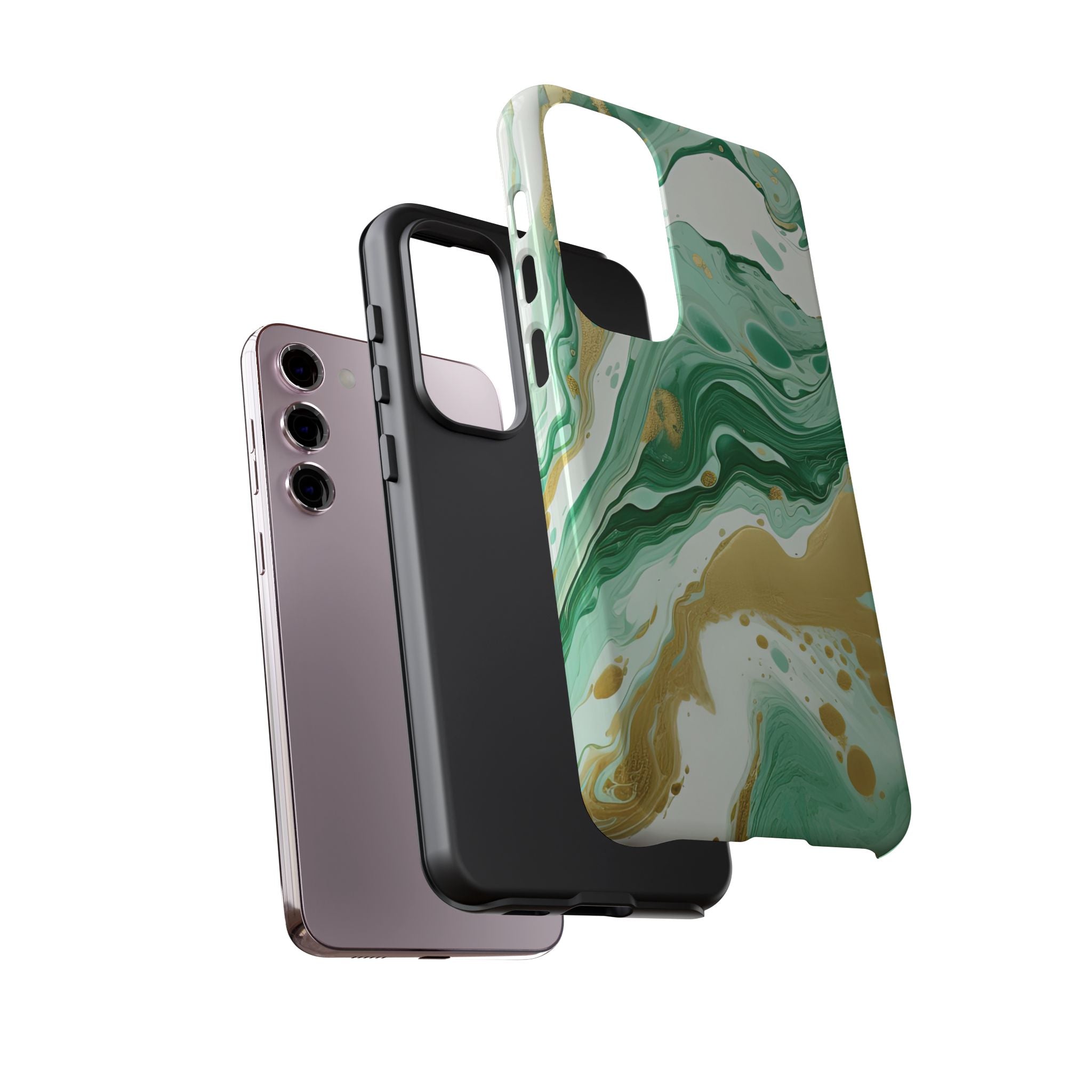Emerald Gold Marble - Tough Guard Samsung Galaxy Case