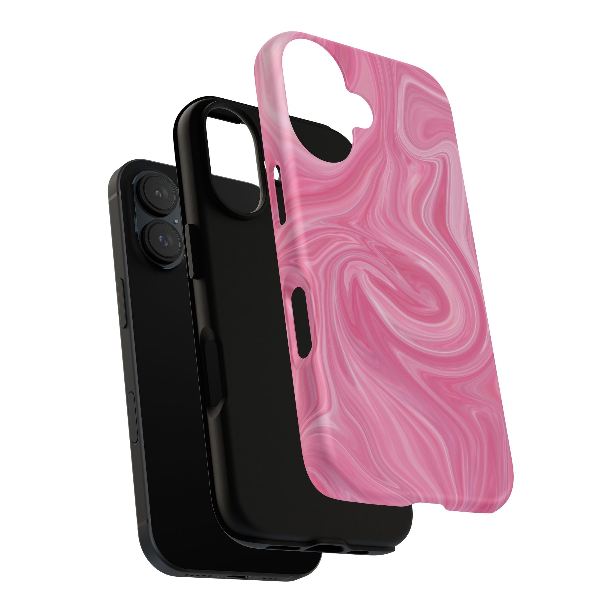 Pink Blush Marble - Tough Guard Apple iPhone Case