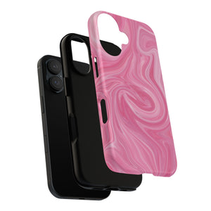 Pink Blush Marble - Tough Guard Apple iPhone Case