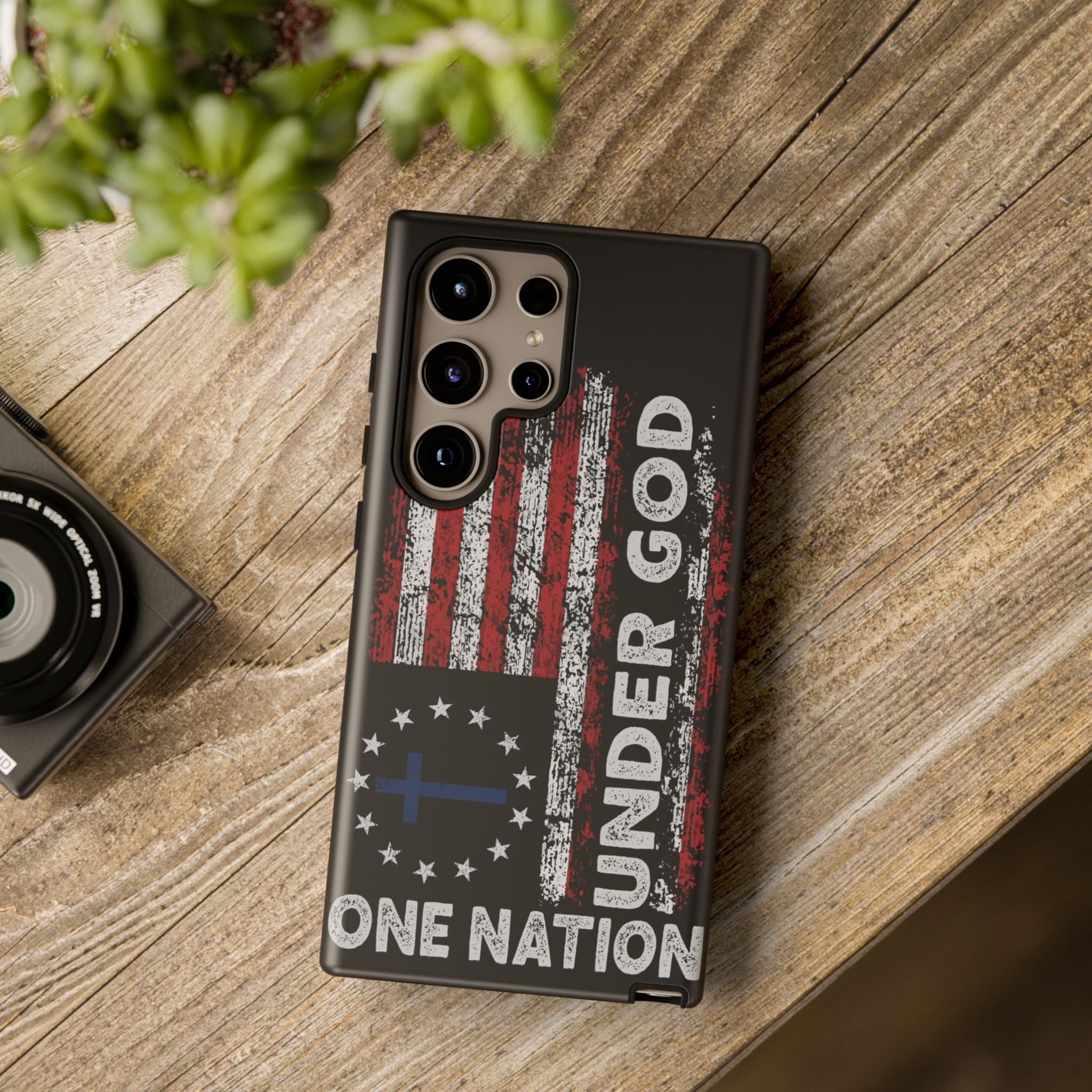 One Nation Under God American Flag - Tough Guard Samsung Galaxy Case