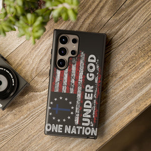 One Nation Under God American Flag - Tough Guard Samsung Galaxy Case