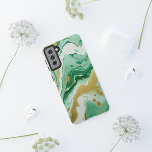 Emerald Gold Marble - Tough Guard Samsung Galaxy Case