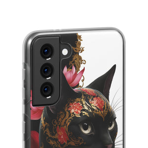 Yin & Yang Mystic Cat - Flexi Case Samsung Galaxy Case