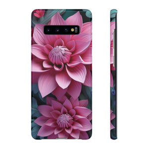 Tropical Pink Flower Snap Case - Samsung Galaxy Case