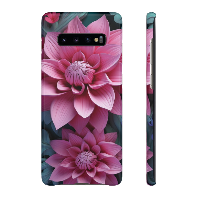Tropical Pink Flower Snap Case - Samsung Galaxy Case