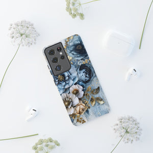 Blooming Blue Floral Bouquet - Tough Guard Samsung Galaxy Case