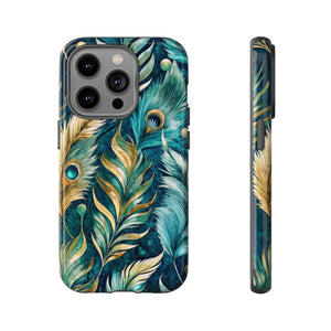 Peacock Feathers - Tough Guard Apple iPhone Case