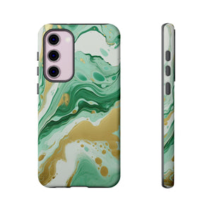 Emerald Gold Marble - Tough Guard Samsung Galaxy Case