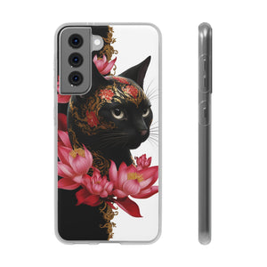 Yin & Yang Mystic Cat - Flexi Case Samsung Galaxy Case