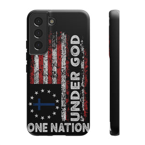 One Nation Under God American Flag - Tough Guard Samsung Galaxy Case