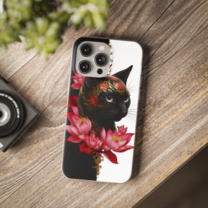 Yin & Yang Mystic Cat - Flexi Case Apple iPhone Case