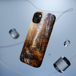 Autumn Forest Way - Magnetic Armor Tough Case Apple iPhone