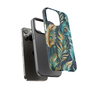 Peacock Feathers - Tough Guard Apple iPhone Case