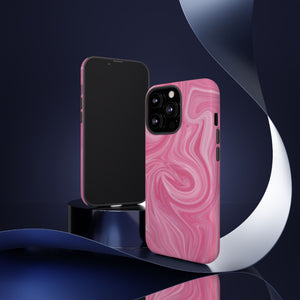Pink Blush Marble - Tough Guard Apple iPhone Case