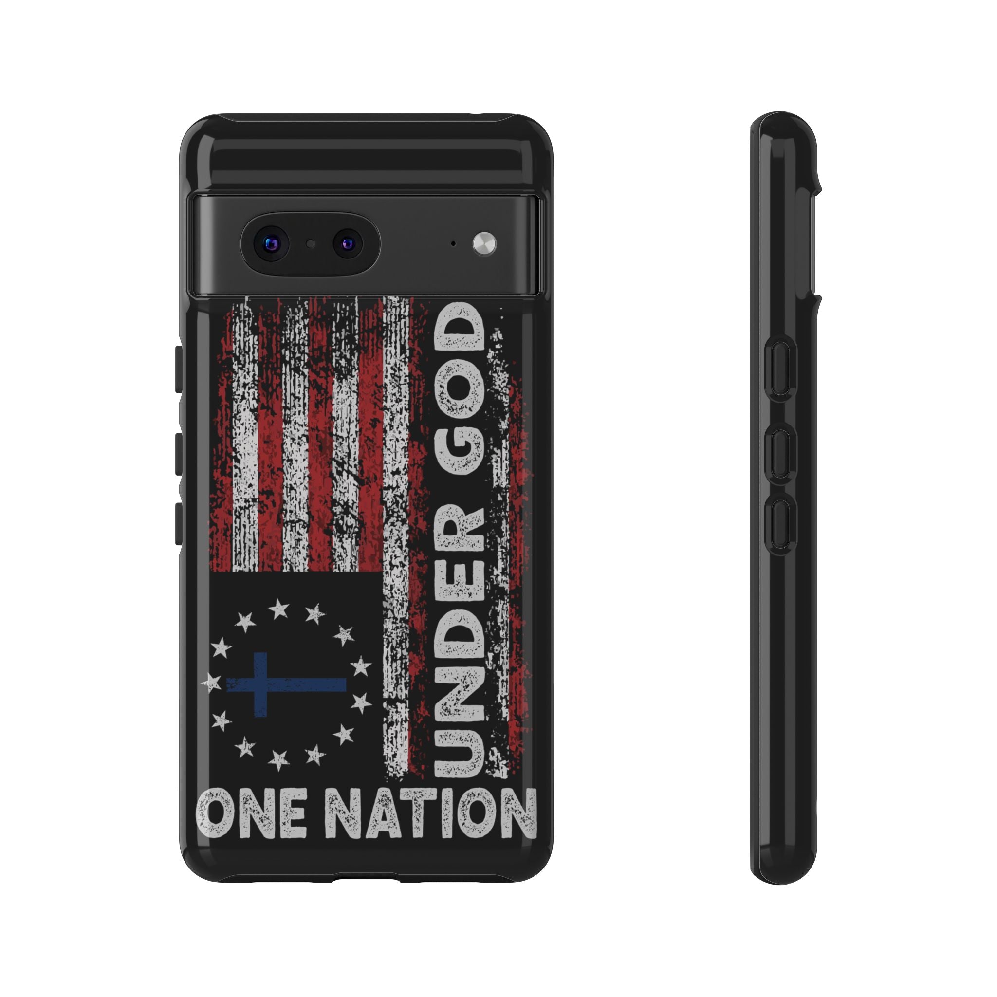 One Nation Under God American Flag - Tough Guard Google Pixel Case