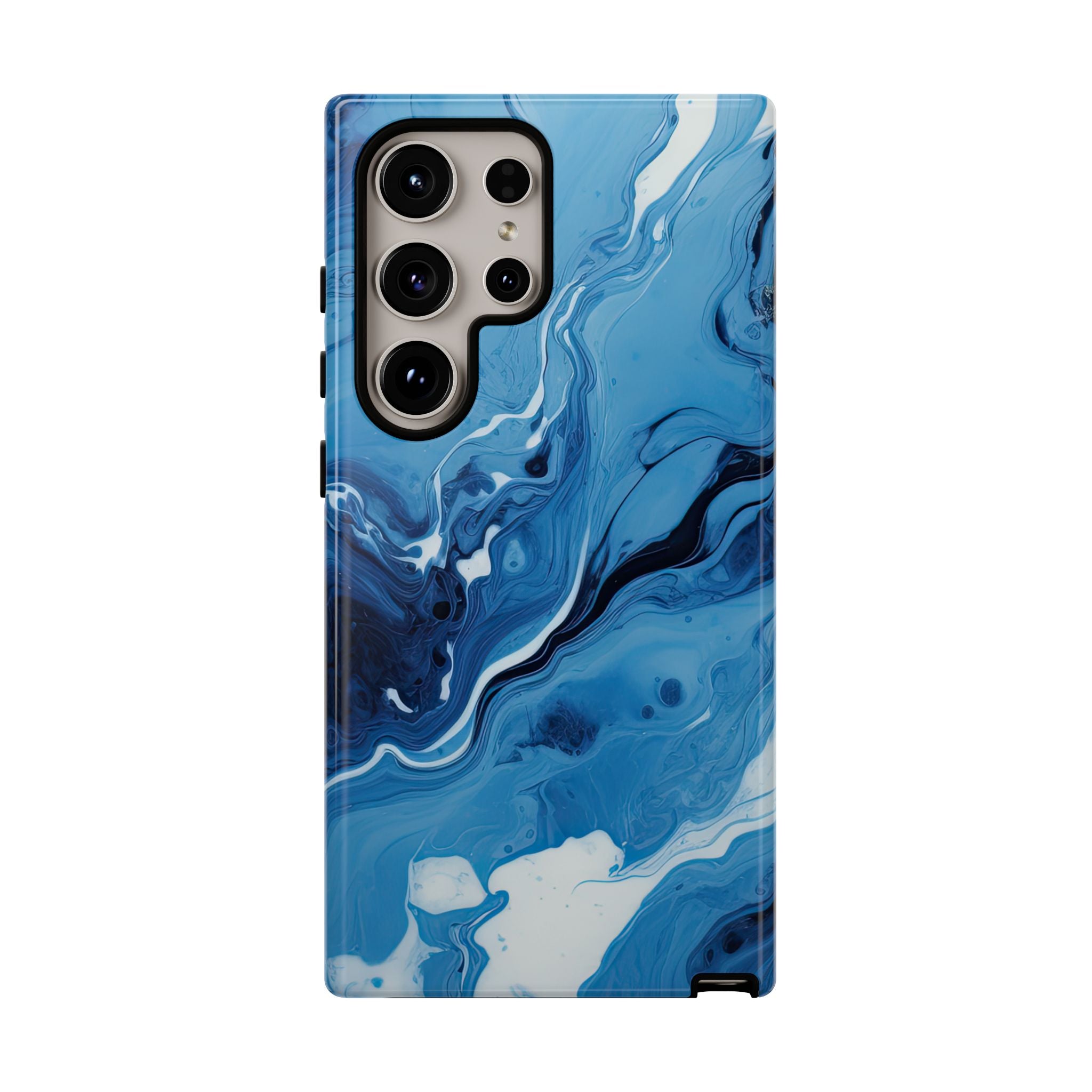 Blue Ocean Wave Marble - Tough Guard Samsung Galaxy Case