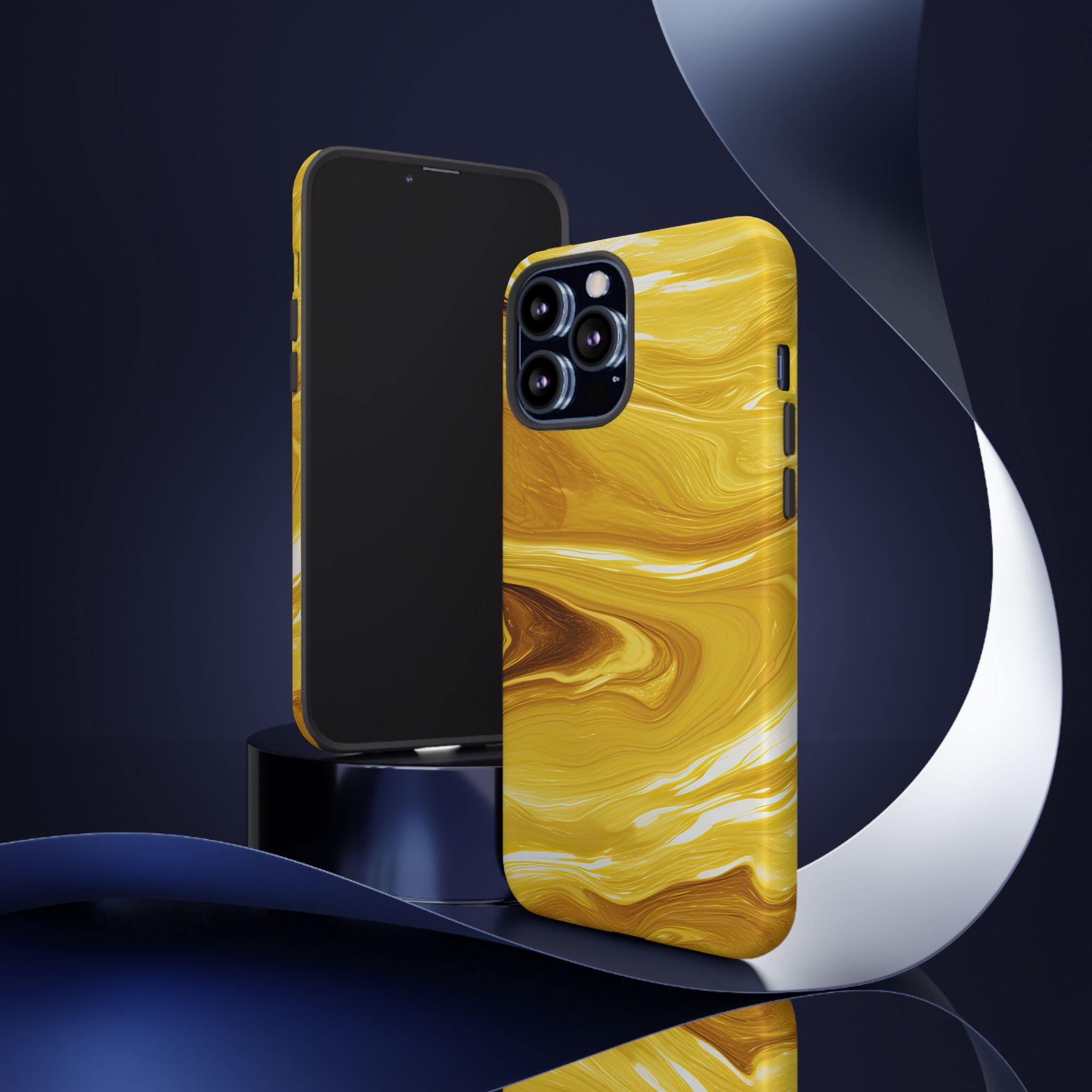 Golden Veil Marble - Tough Guard Apple iPhone Case