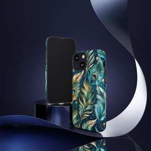 Peacock Feathers - Tough Guard Apple iPhone Case