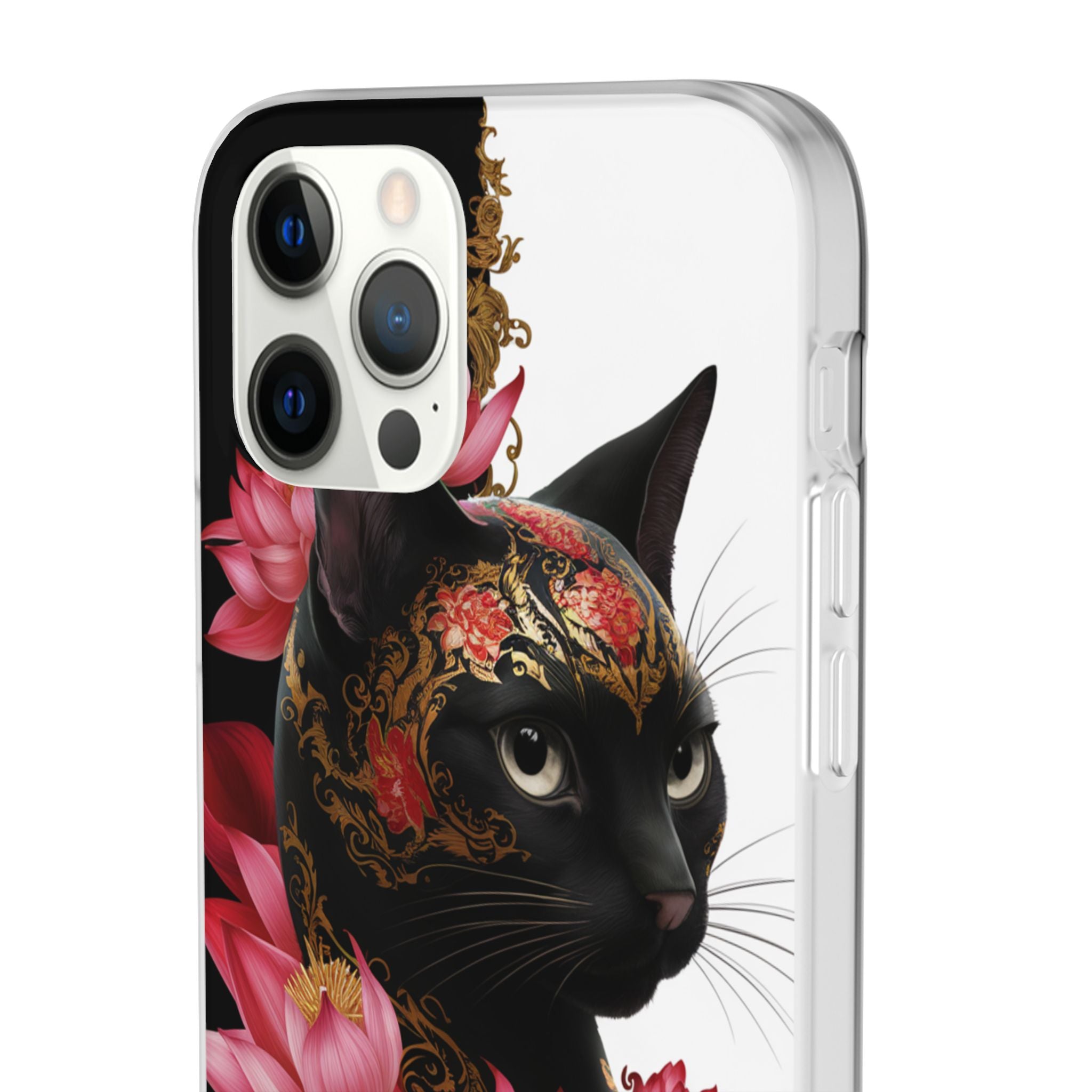 Yin & Yang Mystic Cat - Flexi Case Apple iPhone Case