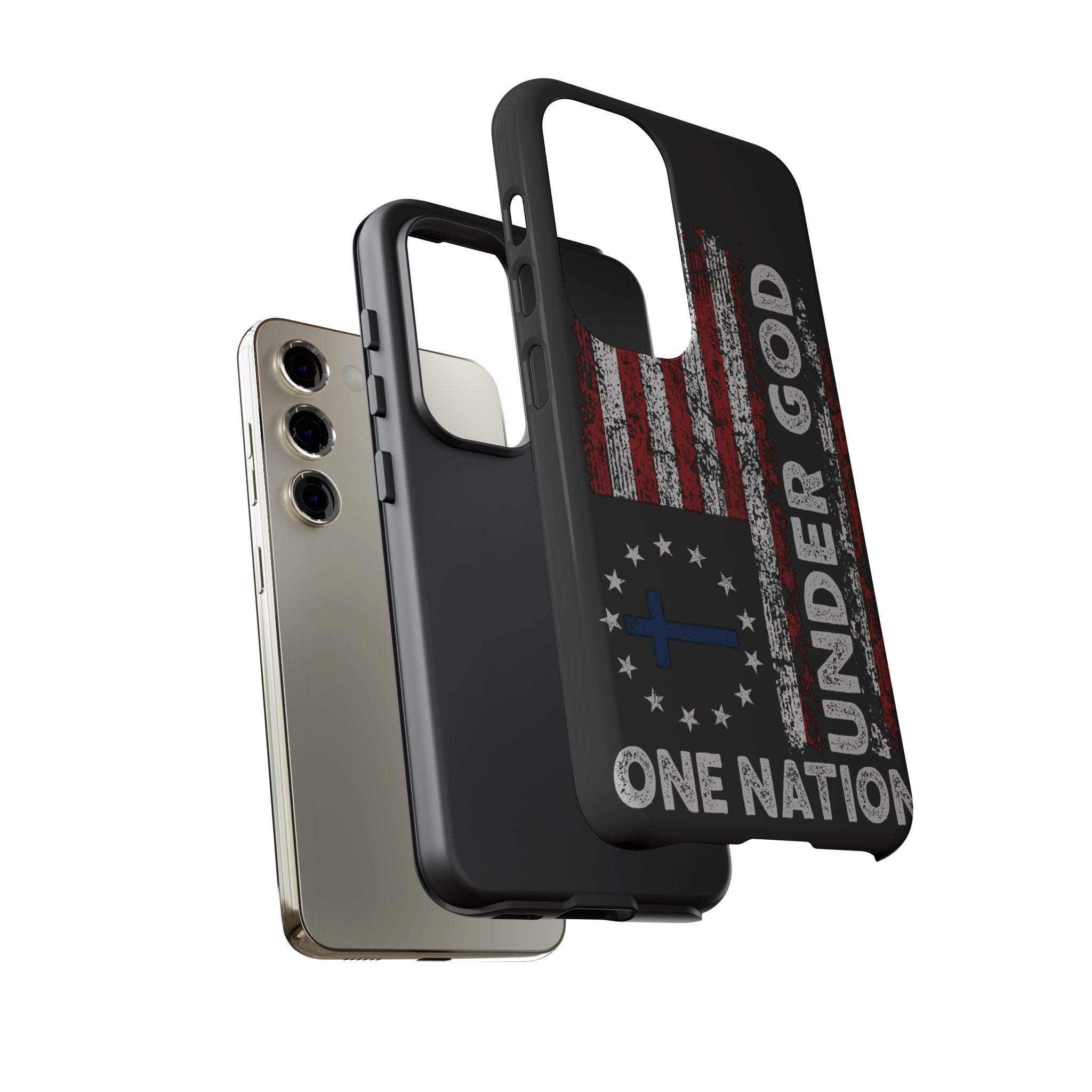 One Nation Under God American Flag - Tough Guard Samsung Galaxy Case