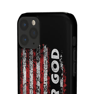 One Nation Under God American Flag - Snap Case Apple iPhone Case