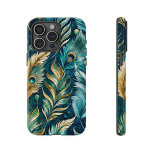 Peacock Feathers - Tough Guard Apple iPhone Case