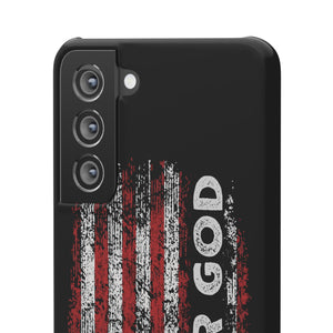 One Nation Under God American Flag - Snap Case Samsung Galaxy Case
