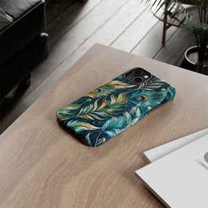 Peacock Feathers - Tough Guard Apple iPhone Case
